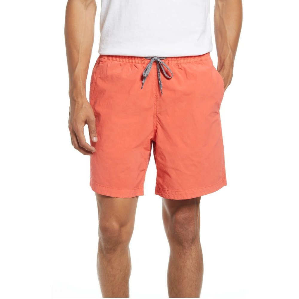 Bonobos Fielder Men's Coral Stretch Board Shorts Large NWT